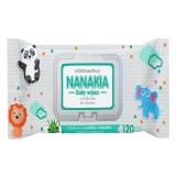 Servetele umede cu capac, 120 buc, cu Aloe Vera, CMCLASS