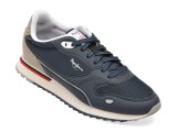 Cumpara ieftin Pantofi sport PEPE JEANS bleumarin, MS40033, din piele ecologica
