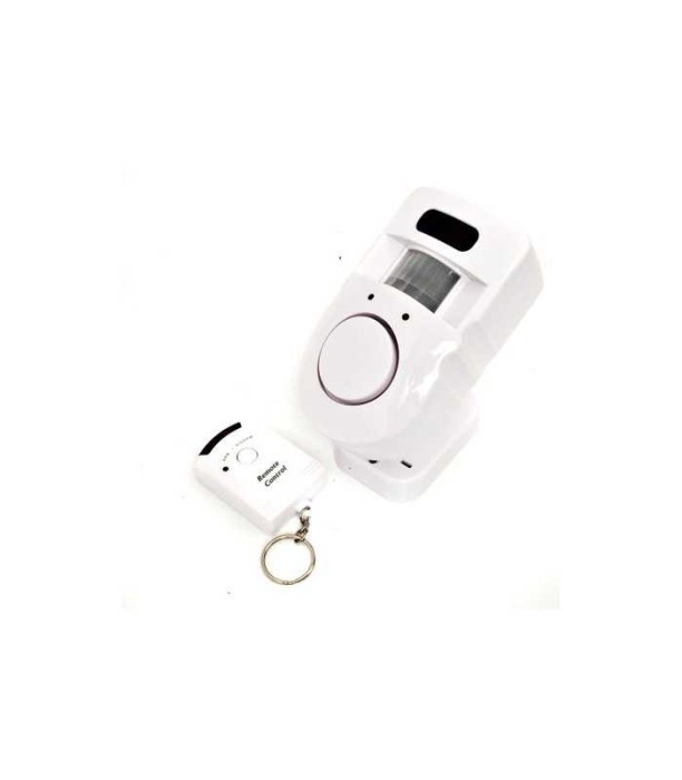 Detector miscare cu alarma incorporata +telecomanda