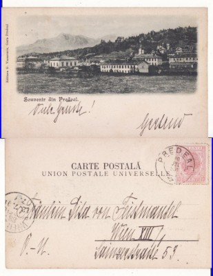 Suvenir din Predeal - Vedere generala - clasica foto