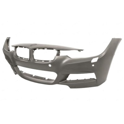 Bara fata Bmw Seria 3 / 3 Gt (F30/31/34/35), 2012- Cu M-Paket, parte montare, cu gauri pentru spalator si senzori de parcare si PDC, 20D10732, Afterm foto