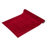Tesatură Decorativă Crăciun, Catifelată, Roșu-Auriu, 4m x 48cm, Oem