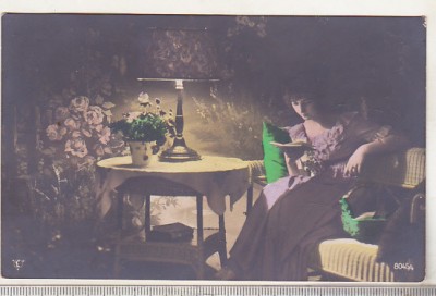 bnk cp Felicitare - uzata - 1924 foto