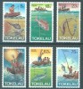 TOKELAU 1982 PESCUIT FAUNA MARINA PESTI, Nestampilat