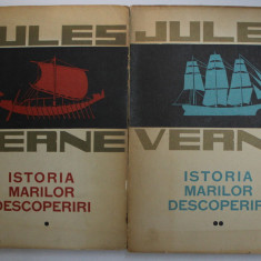 ISTORIA MARILOR DESCOPERIRI-JULES VERNE,BUC.1963,VOL.I-II