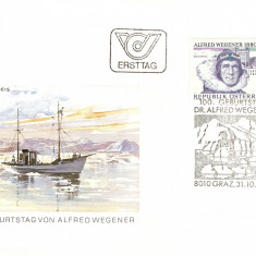 ARTICA NAVIGATIE 100 ANI DE LA NASTERE A;FRED WEGWNER AUSTRIA FDC 1973