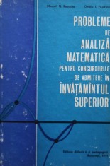 Marcel N. Rosculet - Probleme de analiza matematica (Editia: 1971) foto