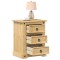 vidaXL Noptieră Corona, 53x39x66 cm, lemn masiv de pin 4005659