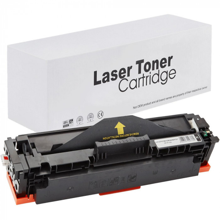 Toner de imprimanta pentru HP , CF410A / CRG046K , Negru , 2300 pagini , neutral box