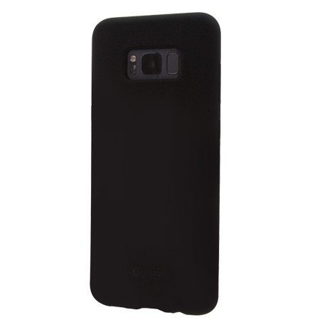 CAPAC PROTECTIE SPATE CELLARA DIN SILICON COLECTIA SOFT PENTRU SAMSUNG S8 PLUS - NEGRU