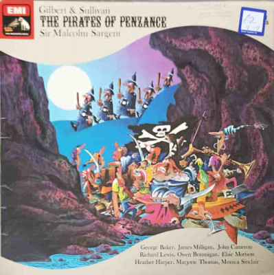 Disc vinil, LP. THE PIRATES OF PENZANCE. SET 2 DISCURI VINIL-Gilbert, Sullivan, The Glyndebourne Festival Chorus foto