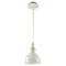 Suspensie Suki LY-3366, 1 x E27, alb + auriu, moderna