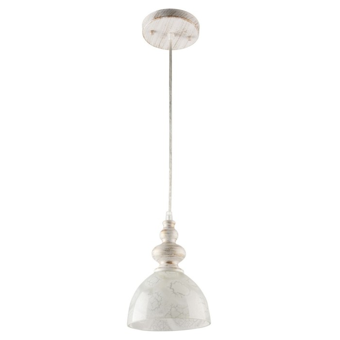Suspensie Suki LY-3366, 1 x E27, alb + auriu, moderna