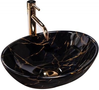 Lavoar pe blat Rea Sofia Black Marble foto
