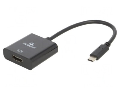 Adaptor USB C la HDMI 1.4, 0.15m, Negru foto