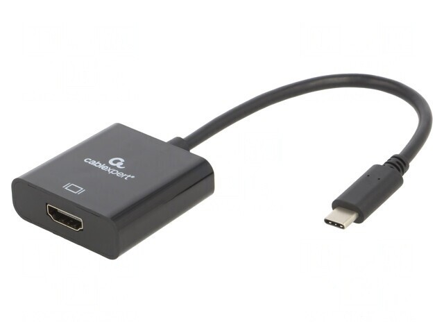 Adaptor USB C la HDMI 1.4, 0.15m, Negru