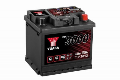 Yuasa 3000 52Ah 450A (207X175x190) 464990 YBX3012 foto