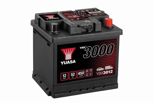 Yuasa 3000 52Ah 450A (207X175x190) 464990 YBX3012