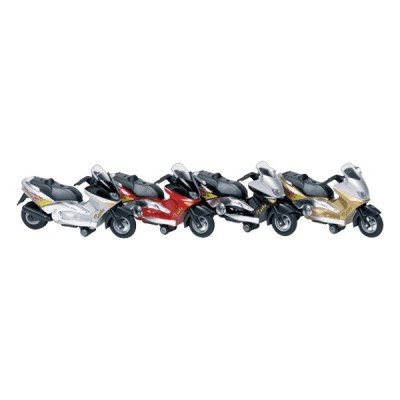 Motocicleta Die Cast cu sunete si lumini, lungime 12.5 cm foto