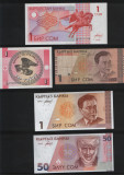 Set 10 bancnote Kyrgystan cateva rare, Asia