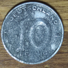 RDG DDR Germania republica democrata -moneda de colectie- 10 pfennig 1949 -uzat