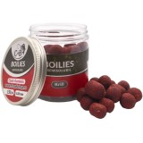 Boilies C&amp;B Semisolubil, Krill, Rosu, 16-20mm, 150g
