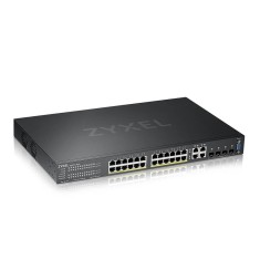 SWITCH PoE ZYXEL, port Gigabit x 24, SFP SFP x 4, managed, rackabil, carcasa metalica, &quot;GS2220-28HP-EU0101F&quot; (timbru verde 2 lei)