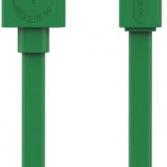 Cablu USB 2.0 A tata - USB-C, 1.5m, verde, Allocacoc