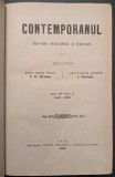 rara 1889-1890 CONTEMPORANUL Revista Stiintifica si Literara An VII Semestrul I si II. V.G.Mortun I.Nadejde IASI Poezie Proza Stiinta Istorie Politica
