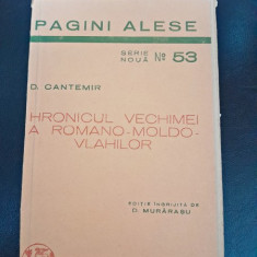 Hronicul vechimei a romano-moldo-vlahilor - D. Cantemir