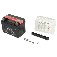 Acumulator AGM/Incarcare uscata cu acid/Pornire (vinzari limitate catre consumatori) 4 RIDE 12V 3,6Ah 35A R+ Fara intretinere electrolit inclus 114x71