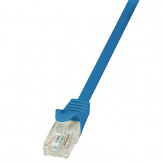 Cablu patchcord gembird, logilink, CAT6 U/UTP EconLine 10m albastru foto