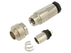Conector M9 Mufă Tată Aurit IP67 2 Pin 125V Pe Cablu