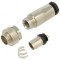 Conector M9 Mufă Tată Aurit IP67 2 Pin 125V Pe Cablu