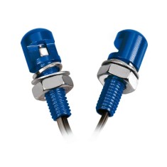Suruburi M8 cu lumina LED alb 2buc - Albastru Garage AutoRide