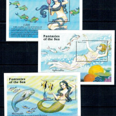 Sierra Leone 1996 - Fantasies of the Sea, colite neuzate
