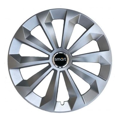 Set 4 Capace Roti 16 inchi (R16) Fame Gri, Compatibile Cu Smart foto