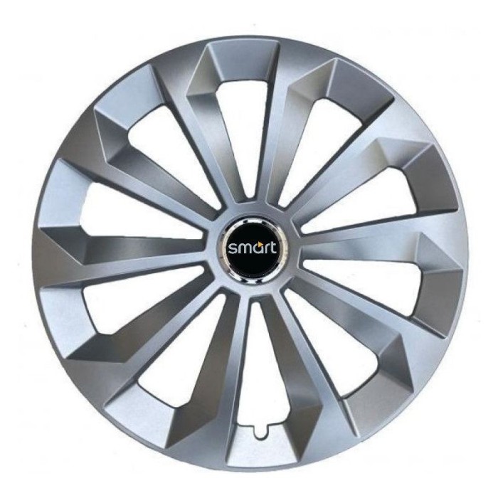 Set 4 Capace Roti 16 inchi (R16) Fame Gri, Compatibile Cu Smart
