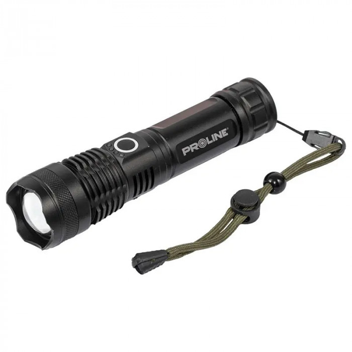 Lanterna Aluminiu Led Zoom / 600Lumen / 1200Mah