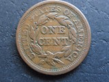 Statele Unite ale Americii (SUA) 1 CENT (Liberty Head / Braided Hair) 1850 (40)