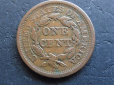 Statele Unite ale Americii (SUA) 1 CENT (Liberty Head / Braided Hair) 1850 (40)