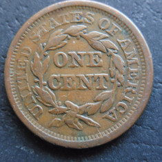 Statele Unite ale Americii (SUA) 1 CENT (Liberty Head / Braided Hair) 1850 (40)