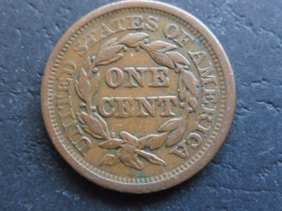 Statele Unite ale Americii (SUA) 1 CENT (Liberty Head / Braided Hair) 1850 (40) foto