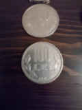 74 de monede 100 lei Mihai Viteazu din 1991,1992,1993,1994,1995 și 1996