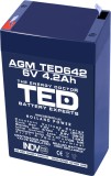 Accu.Pb.6V 4.2Ah TED