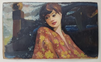 REVERIE - Tablou Nesemnat,perioada interbelica. foto