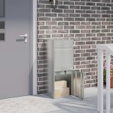 vidaXL Cutie pentru colet Argintiu 47,5 x 38 x 59 cm Oțel Galvanizat 874938