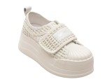 Pantofi sport GRYXX albi, 6771, din piele ecologica