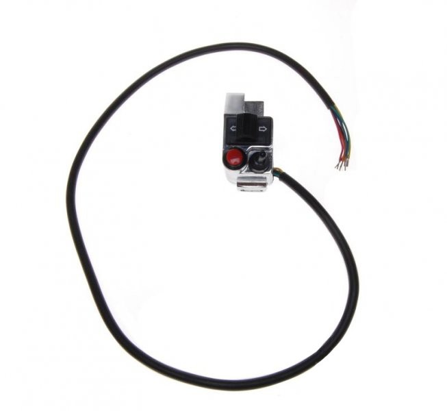 Intrerupator semnalizari moto/atv, montaj pe ghidon, d.22mm, cromat, filet prind... Cod Produs: MX_NEW AW5192