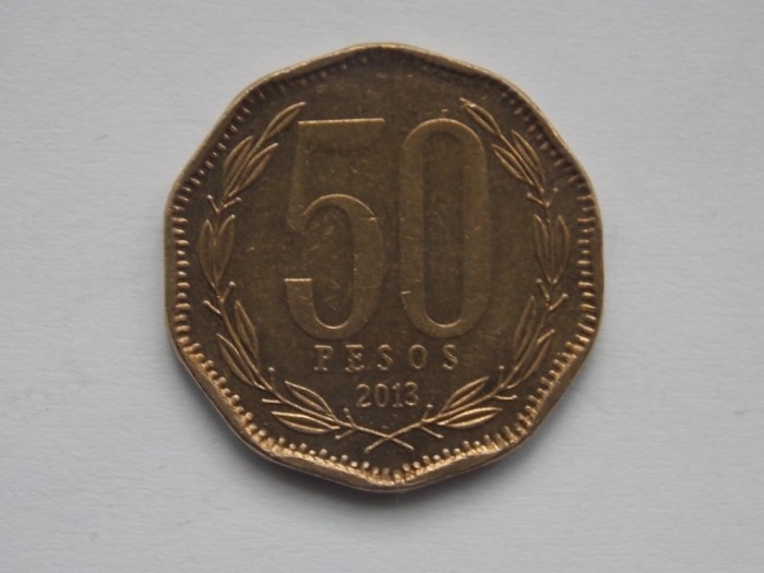 50 PESOS 2013 CHILE